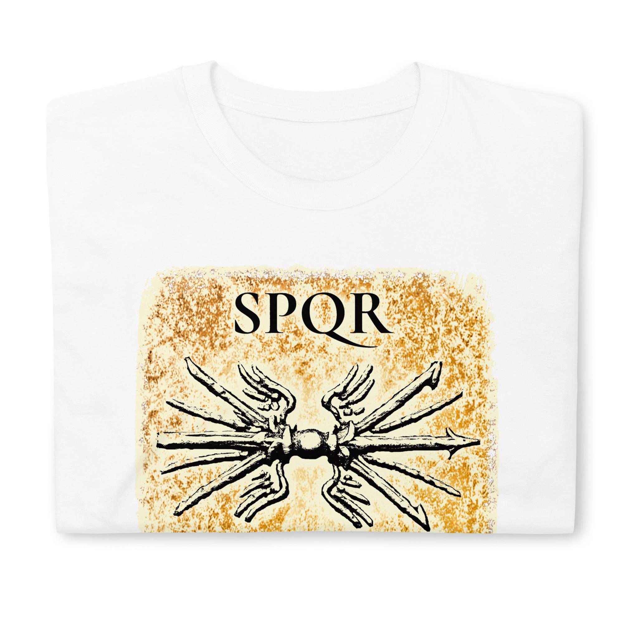 SPQR Ancient Rome Thunderbolt Jupiter Vintage Custom Roman Art T